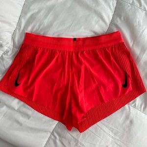 Nike running shorts red